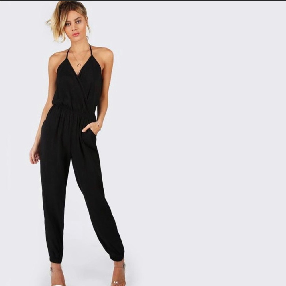 Lulu's Black Jumpsuit